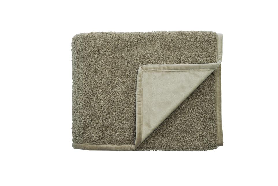 Curly 111 taupe - throw