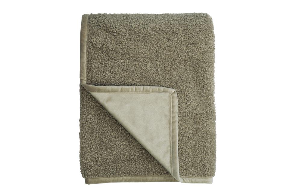 Curly 111 taupe - throw